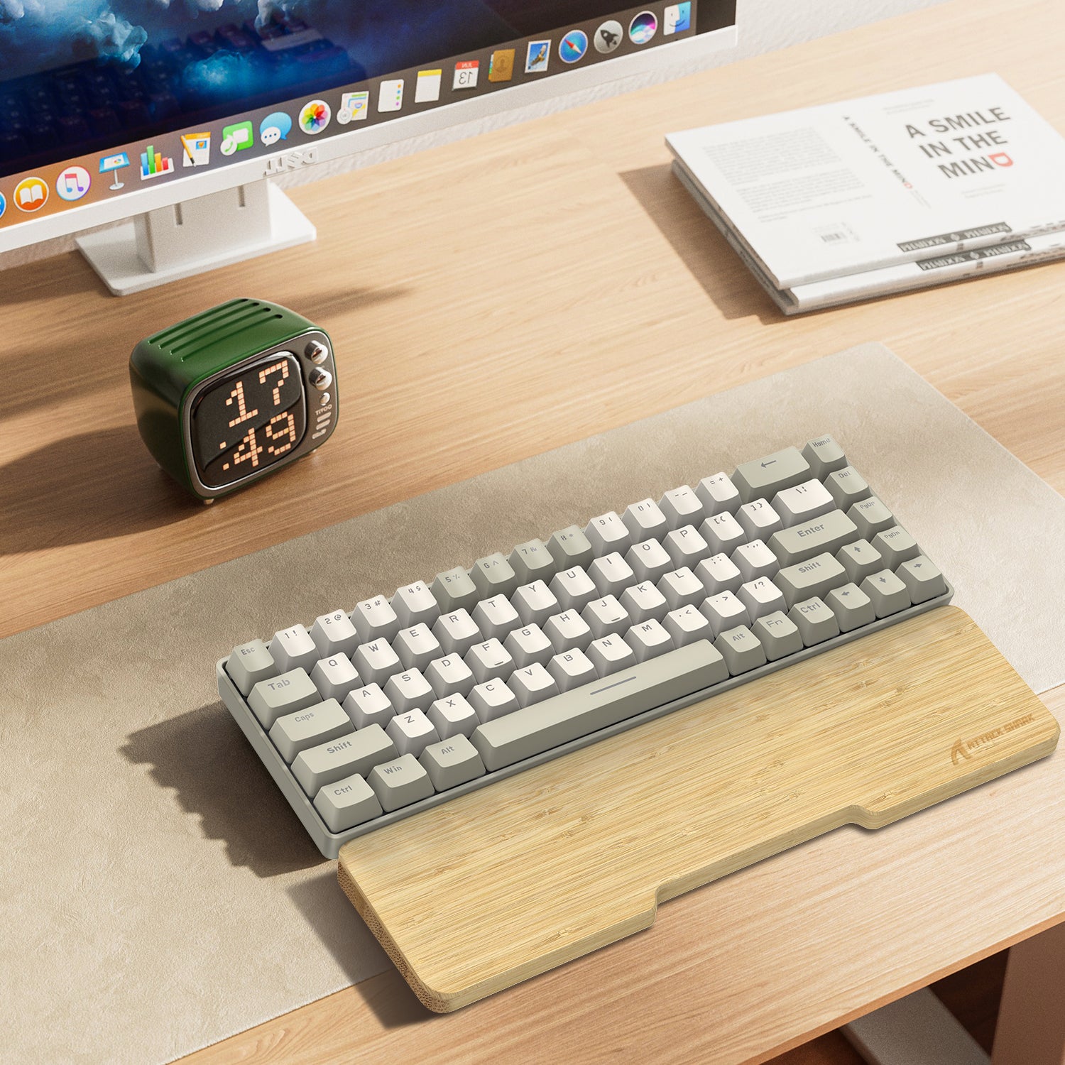 ATTACK SHARK WZ01 Bamboo Wrist Rest