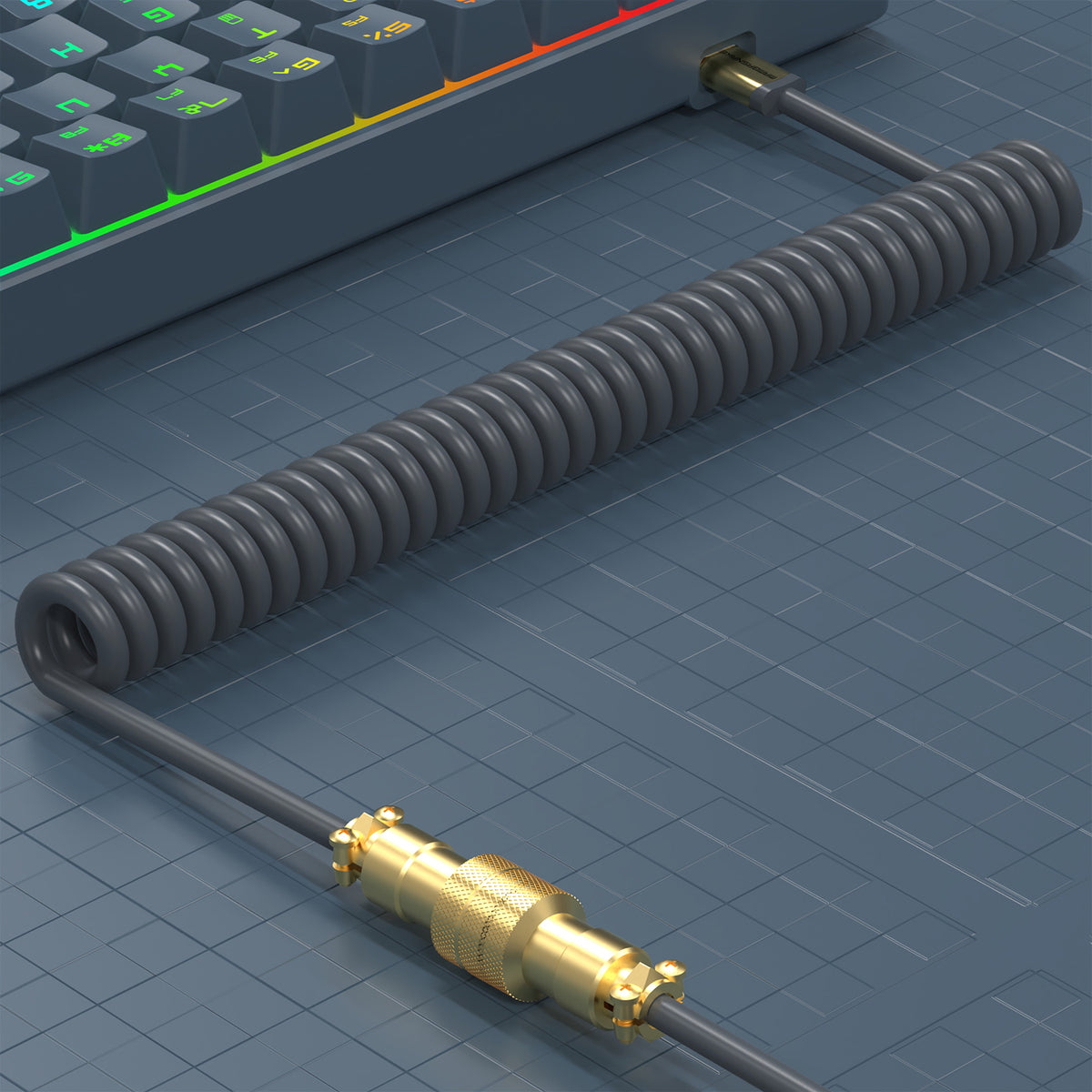 ATTACK SHARK x MAMBASNAKE C02 Coiled Cable