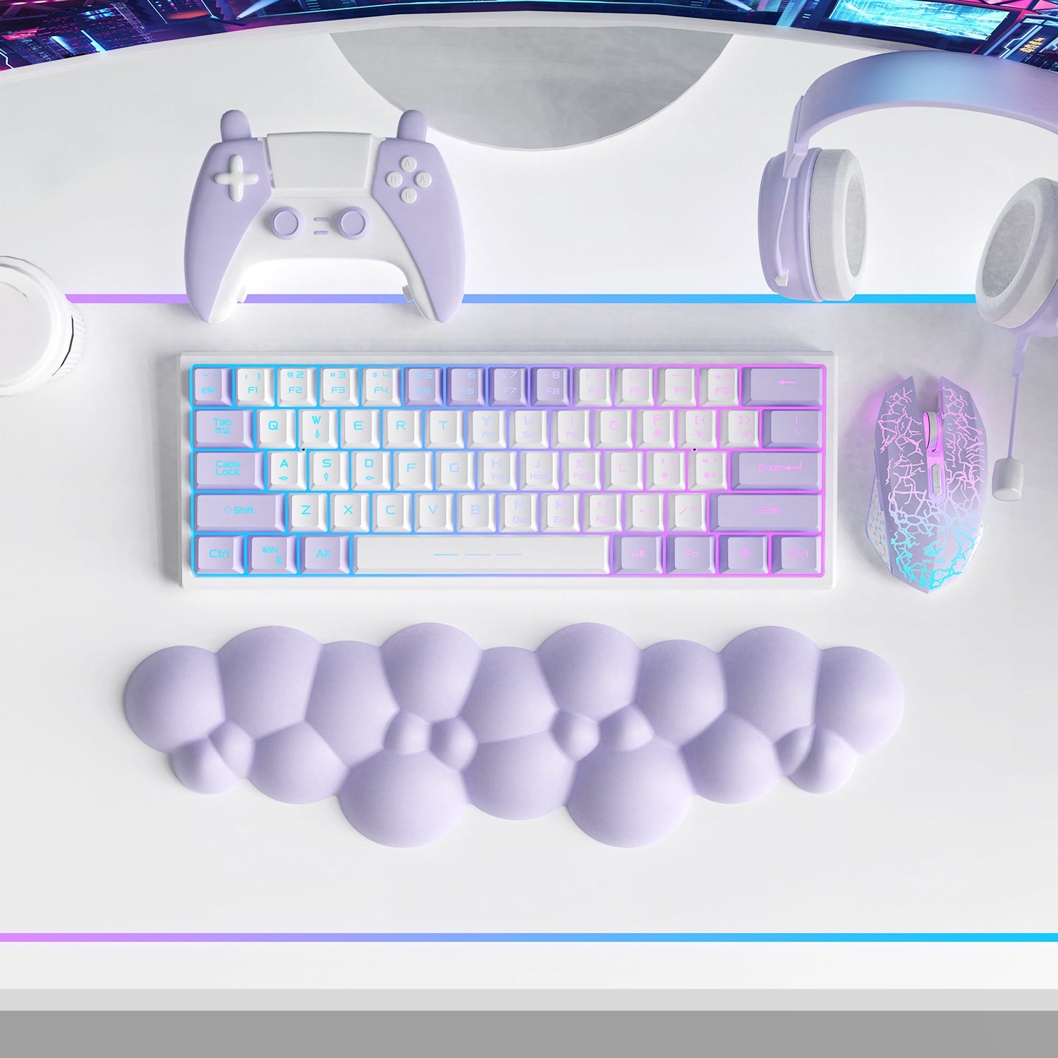 ATTACK SHARK Cloud Keyboard Wrist Rest