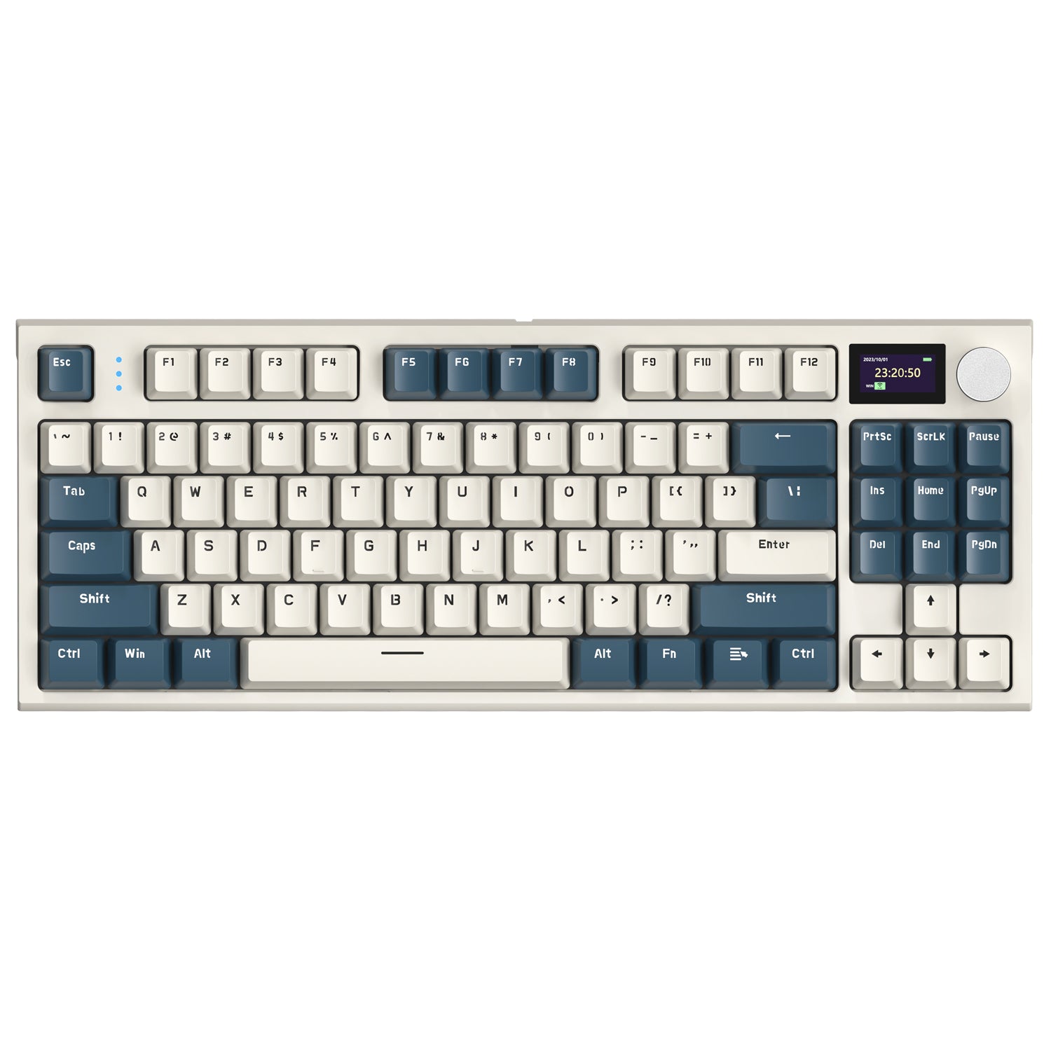 Attack Shark K86 wireless mechanical keyboard with TFT display and compact design