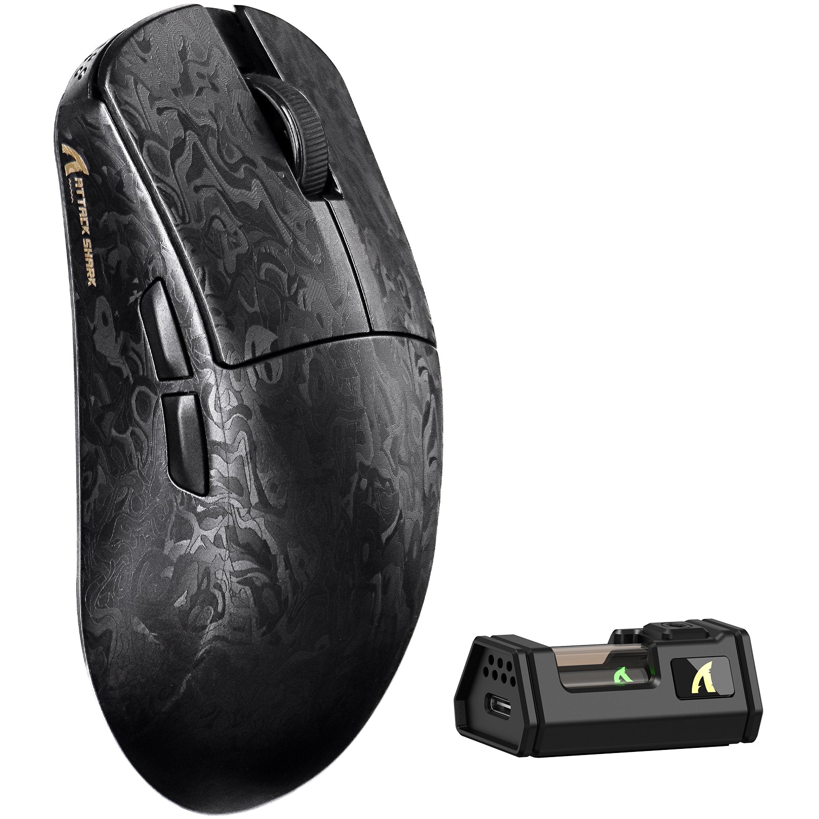 ATTACK SHARK R11 ULTRA Carbon Fiber Wireless 8K PAW3950MAX Gaming Mouse