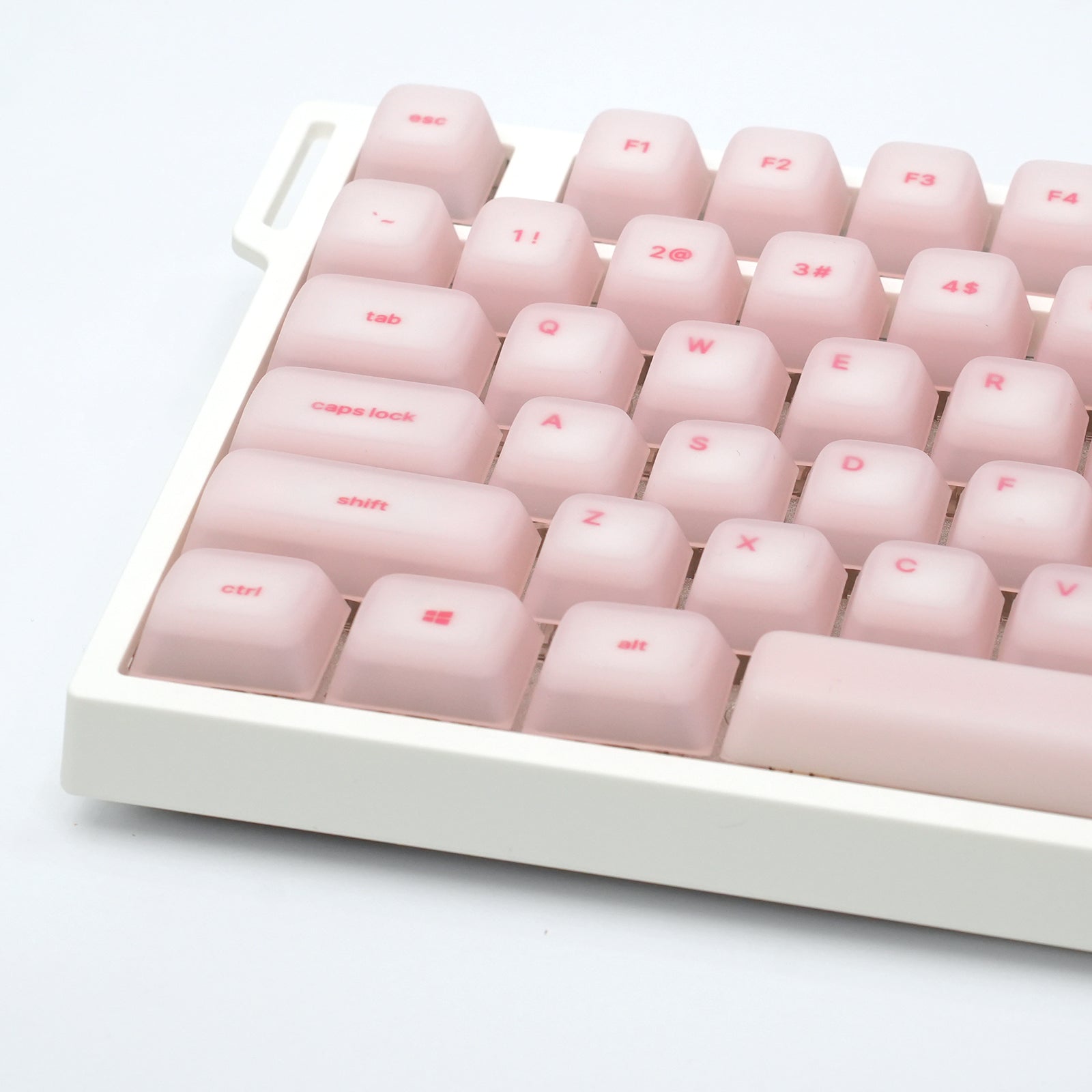 ATTACK SHARK SK01 113 Keys Silicone Keycap Set, Cherry Profile, ANSI, Pink