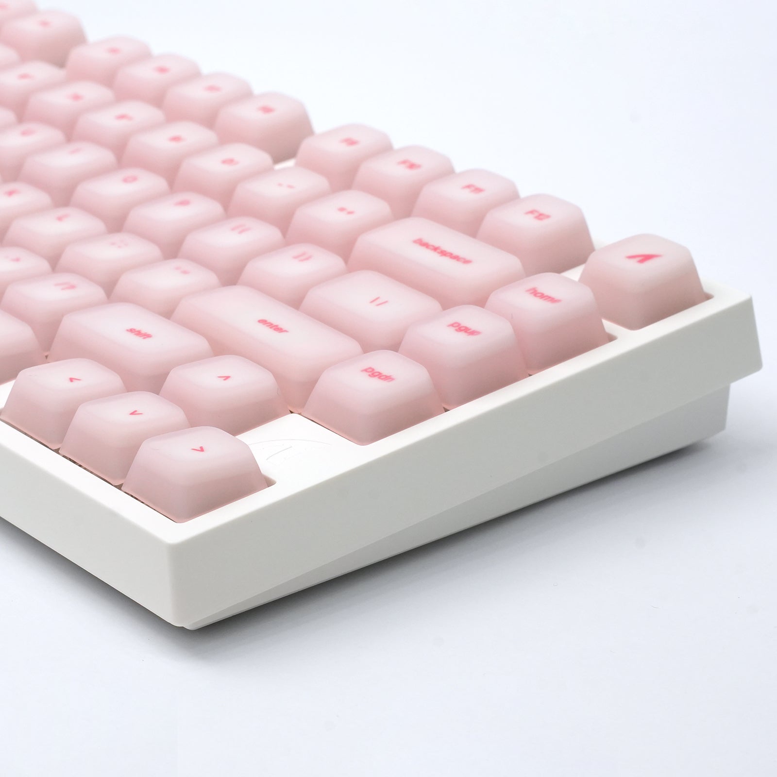 ATTACK SHARK SK01 113 Keys Silicone Keycap Set, Cherry Profile, ANSI, Pink