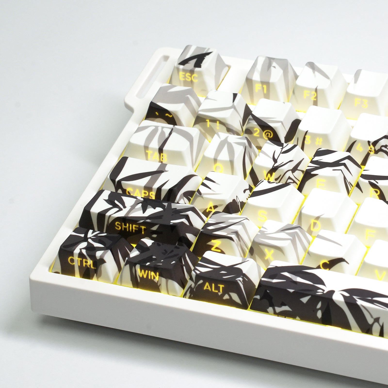 ATTACK SHARK SK02 129 Keys PBT Side-Printed Keycaps, ANSI/ISO, Knight-Errant