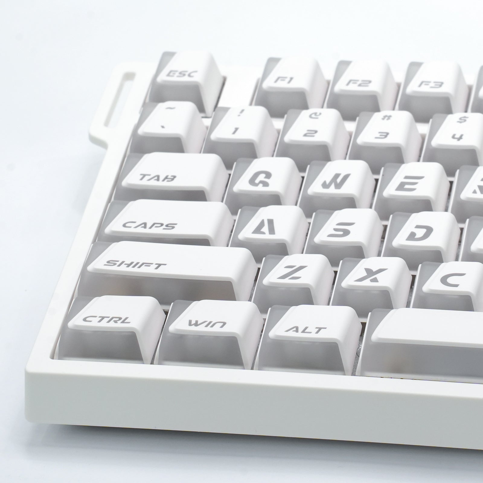 ATTACK SHARK SK07 131 Keys Prism Shine-Through Keycaps, ANSI, White