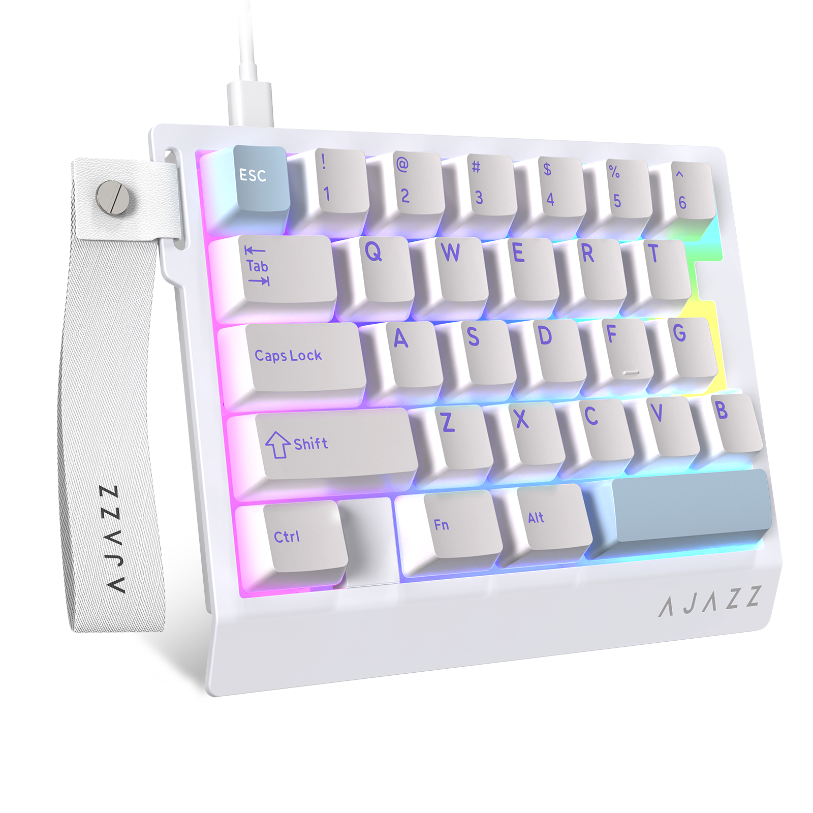 ATTACK SHARK X AJAZZ AK029 Wired One-Handed Gaming Keyboard