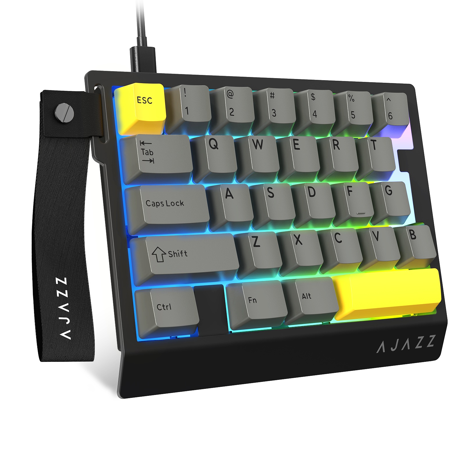 ATTACK SHARK X AJAZZ AK029 Wired One-Handed Gaming Keyboard